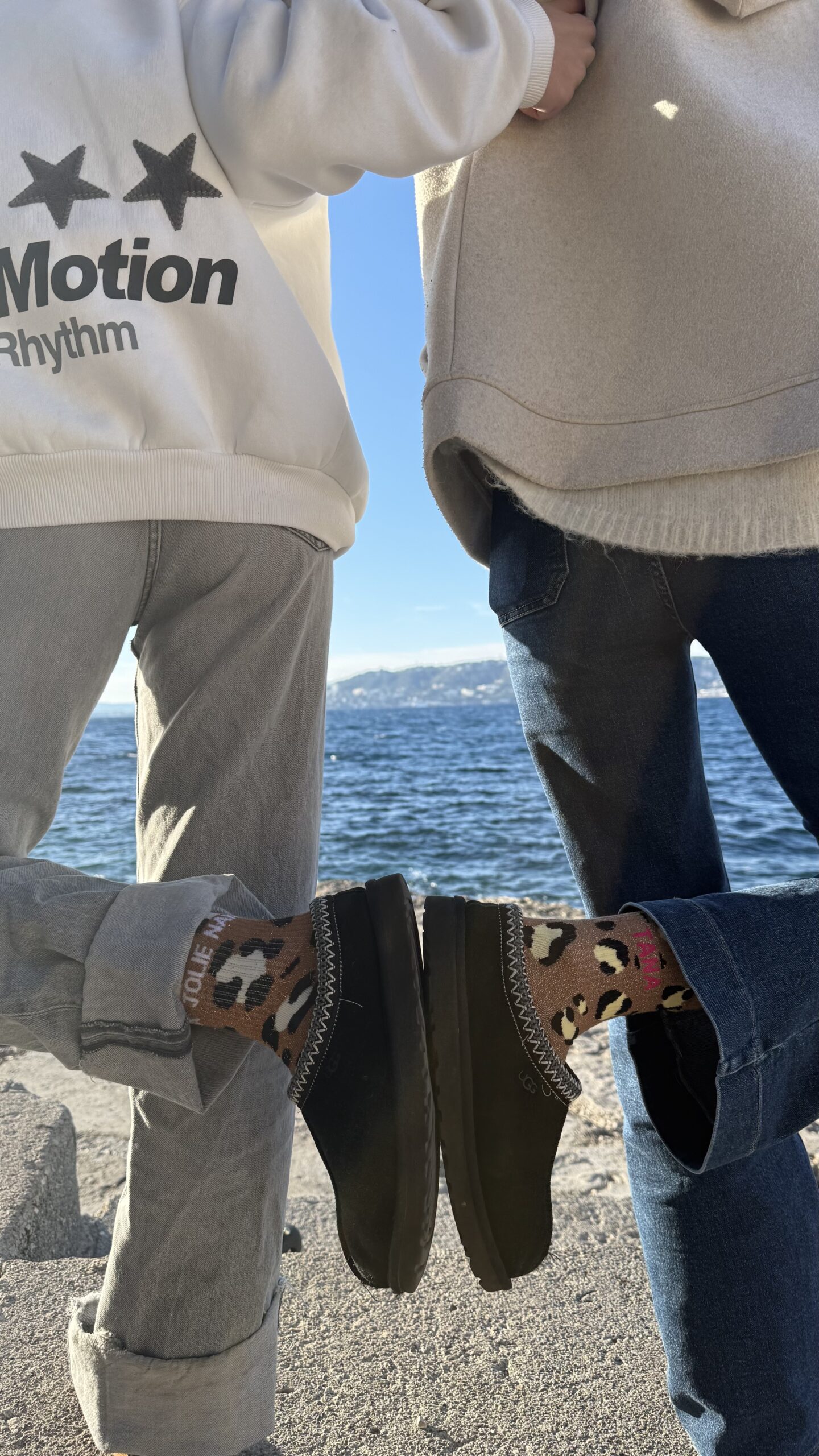 Mattia rosa chaussettes brillantes motifs léopard pour femme