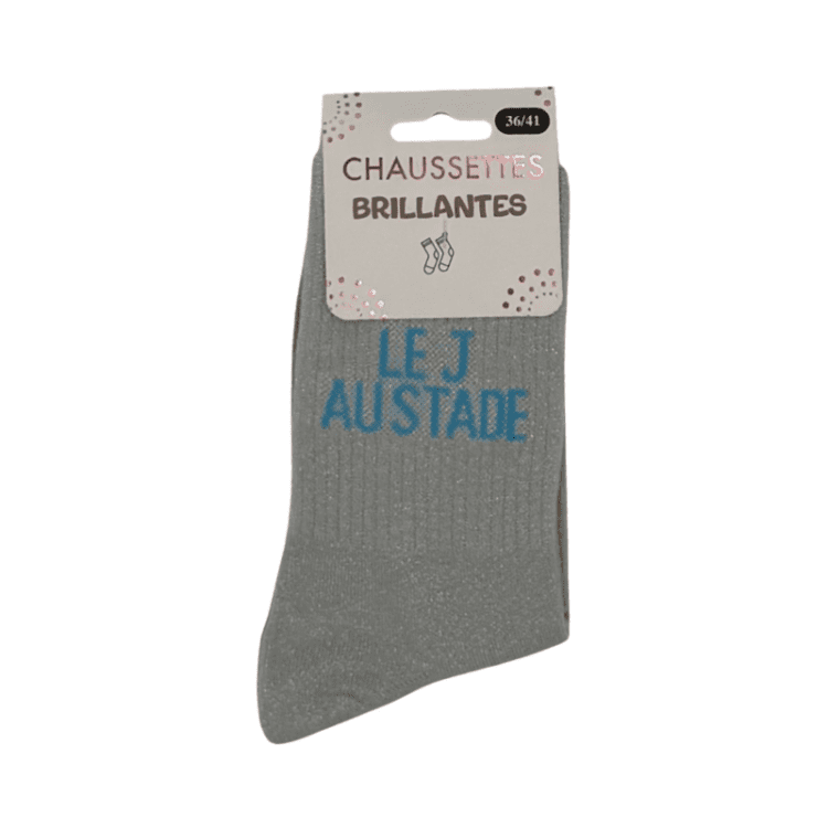 Chaussettes à paillettes Le J au stade