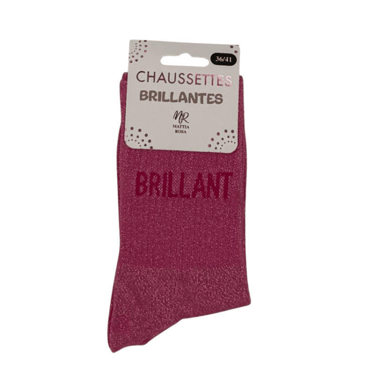 Chaussettes à paillettes brillant