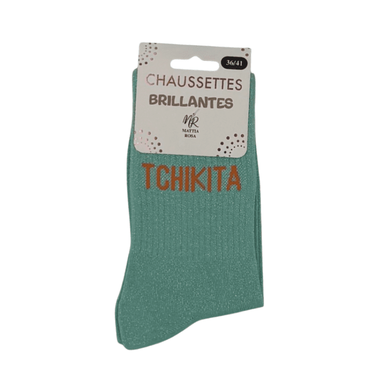Chaussettes à paillettes tchikita