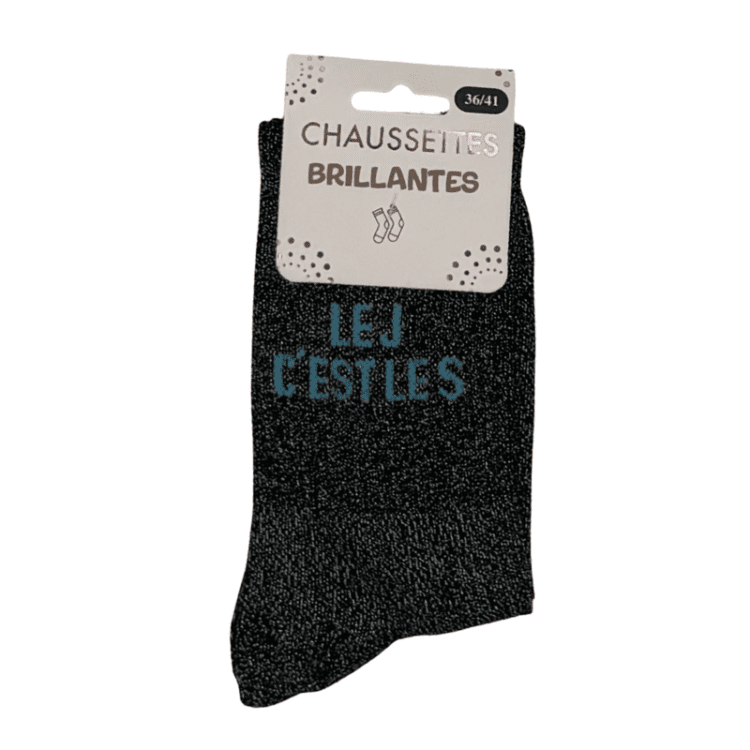 Chaussettes à paillettes Le J c'est le S