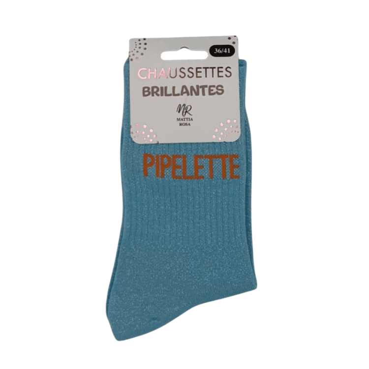 Chaussettes à paillettes pipelette