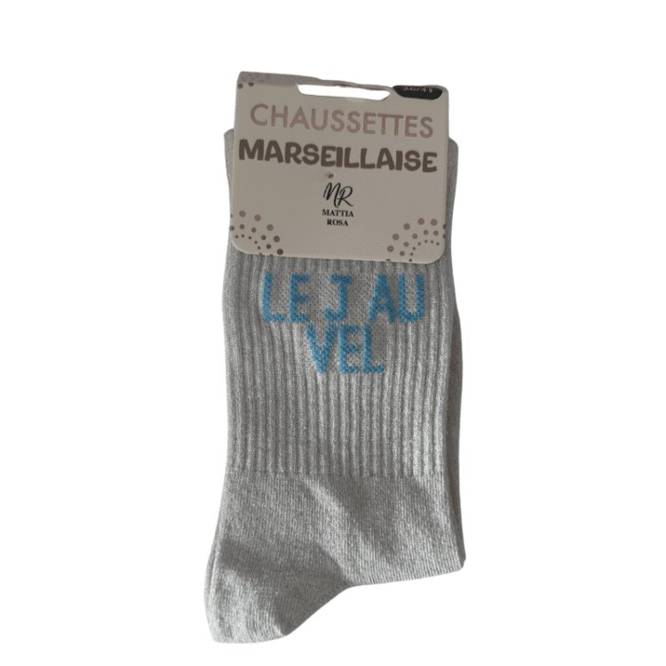 Chaussettes à paillettes Le J au vel