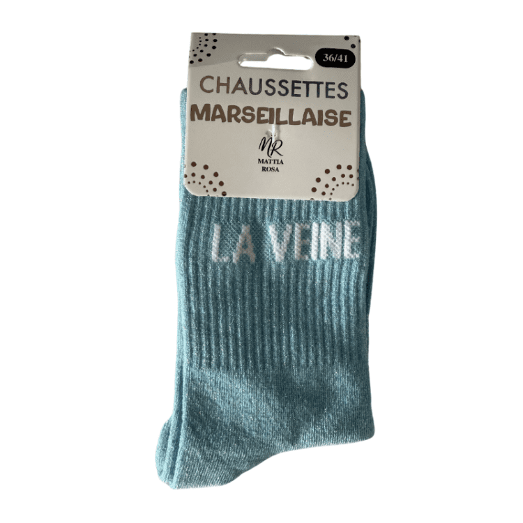 Chaussettes à paillettes la veine