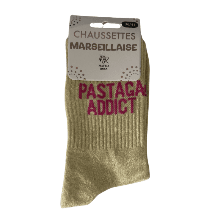 Chaussettes à paillettes pastaga addict