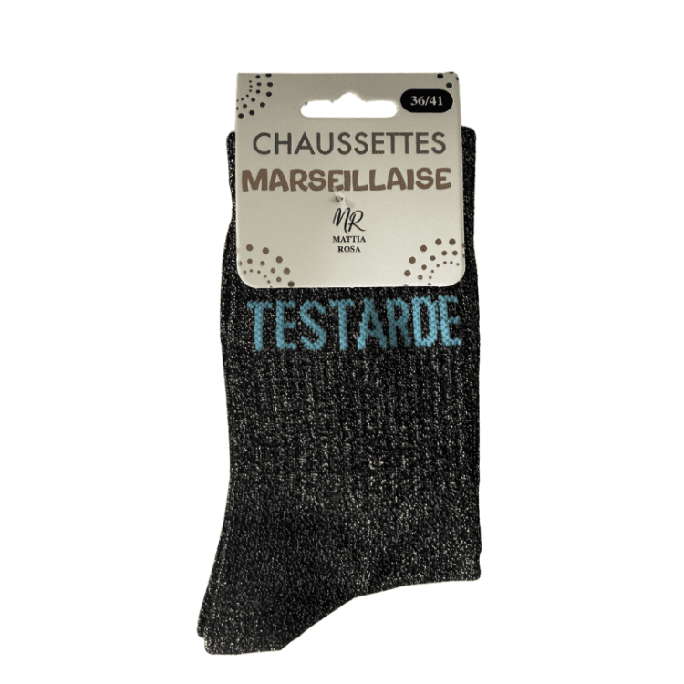 Chaussettes à paillettes testarde
