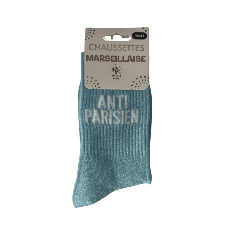 chaussettes à paillettes anti parisien