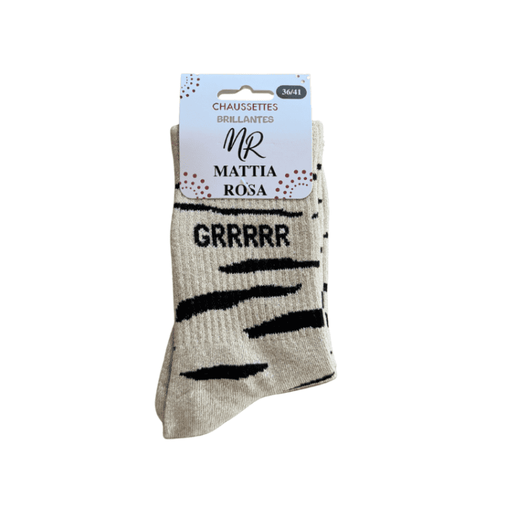 Chaussettes sauvage Grrrrr