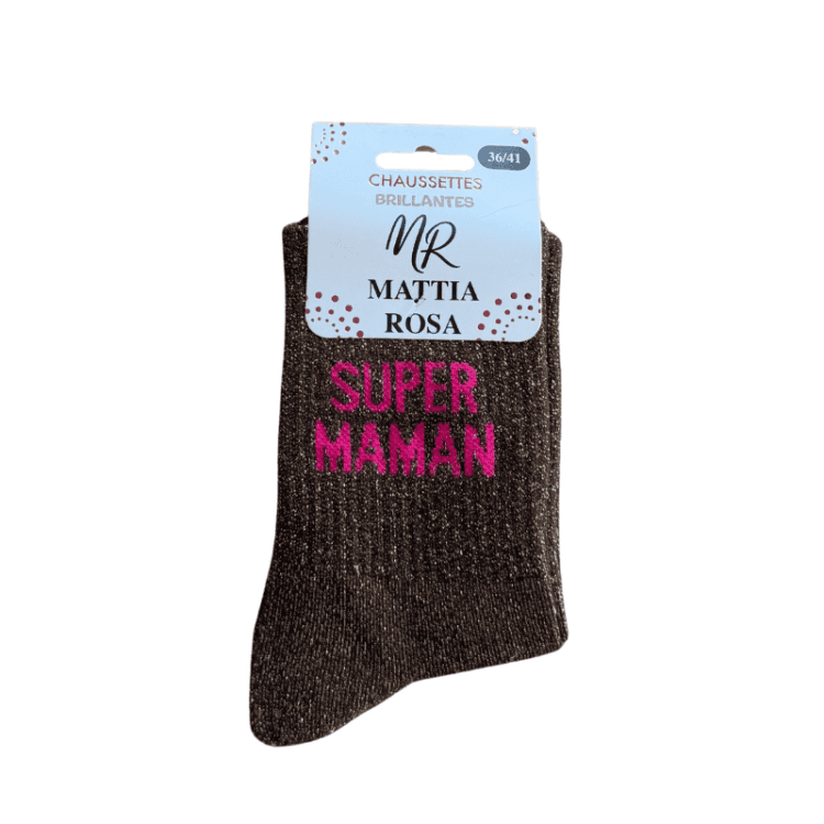 Chaussettes sauvage Super Maman