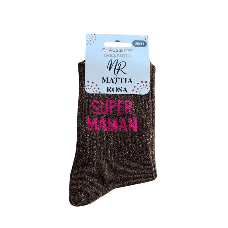 Chaussettes sauvage Super Maman