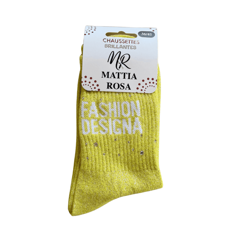 Chaussettes à strass Fashion Designa