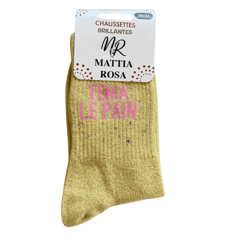 Chaussettes à strass Tema le pain