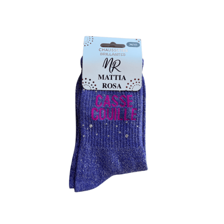 Chaussettes à strass casse couille