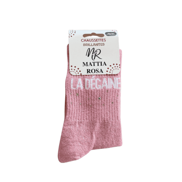 Chaussettes à strass la dégaine
