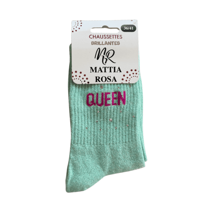 Chaussettes à strass queen