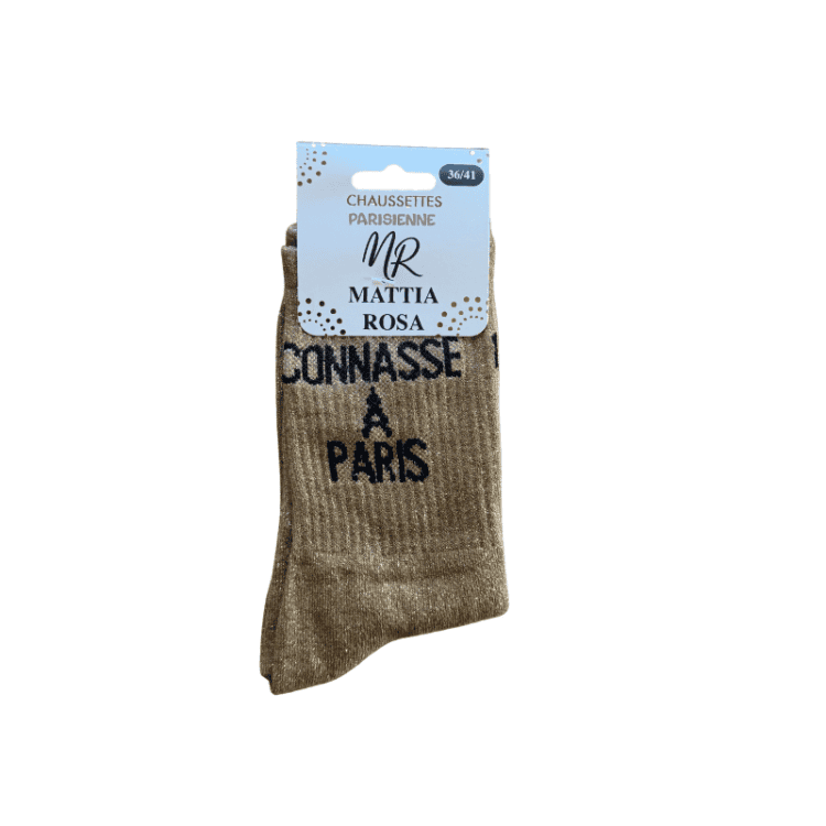 Chaussettes parisienne Connasse a Paris