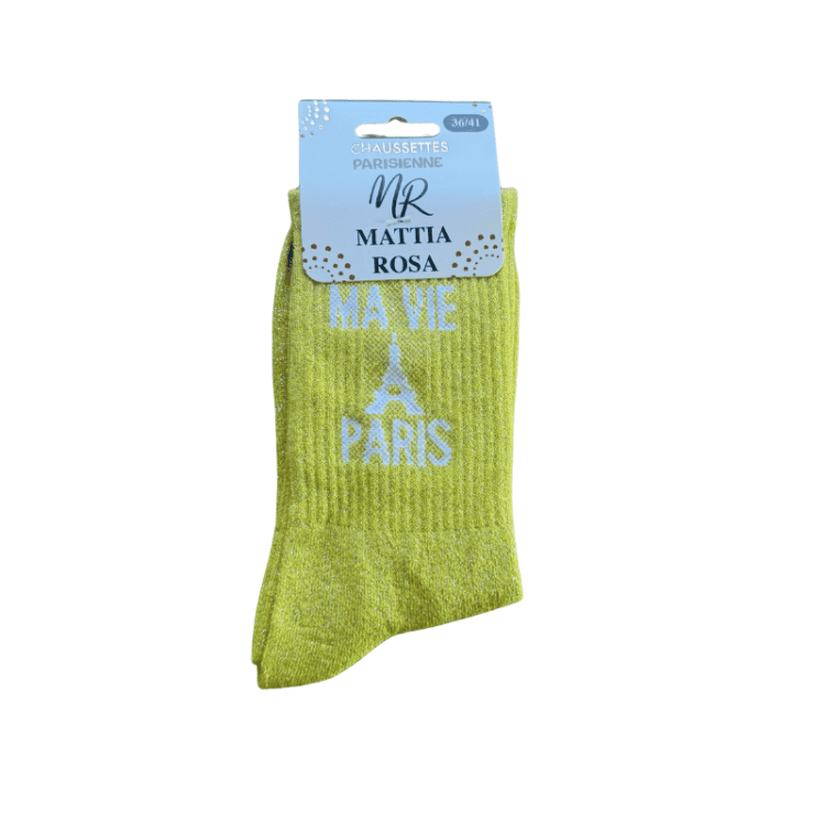 Chaussettes parisienne Ma vie a Paris