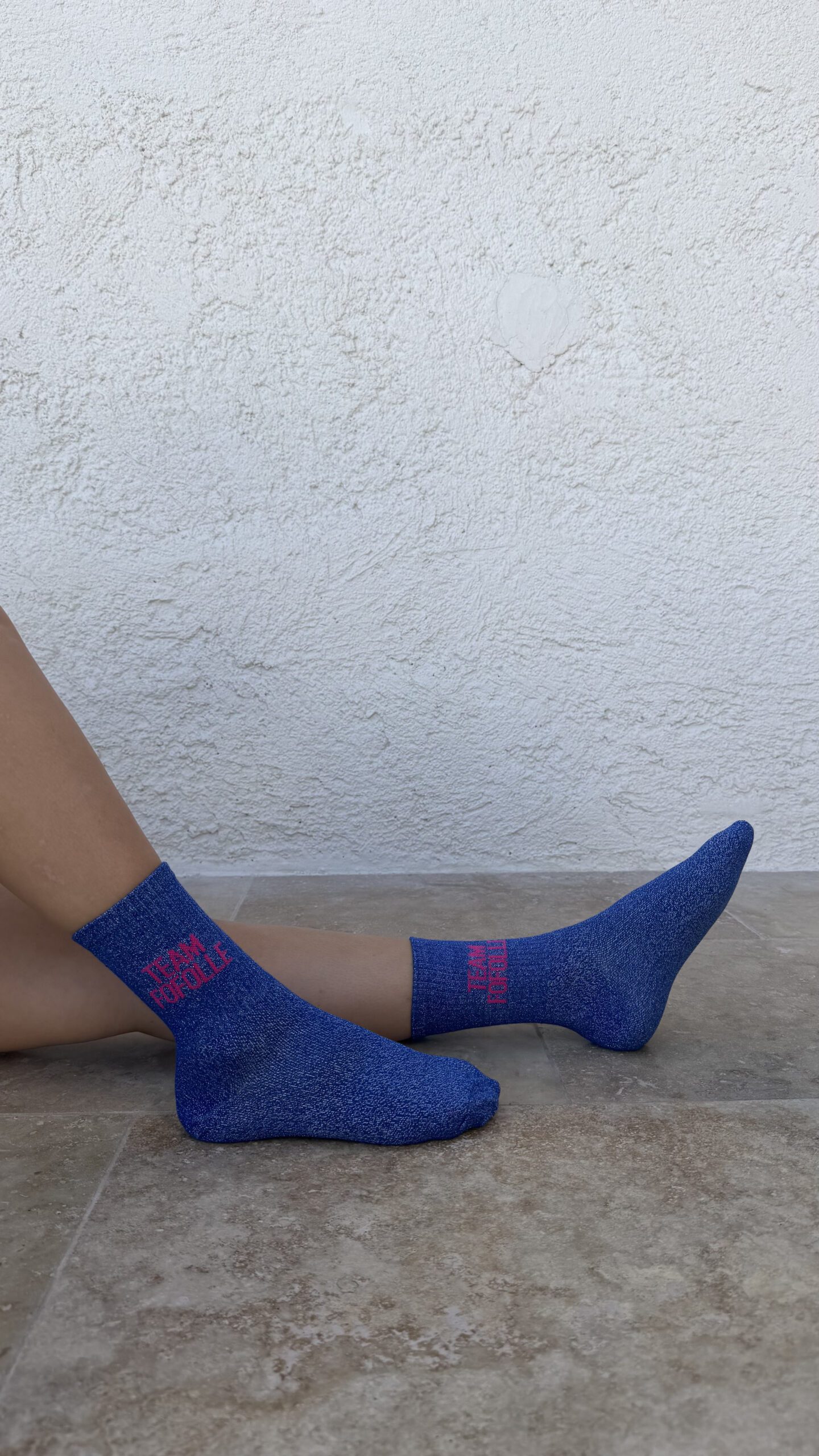 Chaussettes à paillettes team fofolle